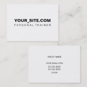 Beruflicher Fitness-Verkauf Visitenkarte (Vorne/Hinten)