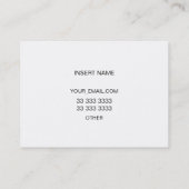 Beruflicher Fitness-Verkauf Visitenkarte (Rückseite)