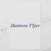 Beruflicher Flyer (Hinten)