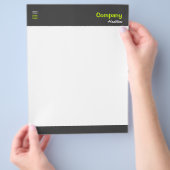 Beruflicher Flyer (Hand)