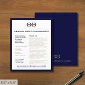 Beruflicher Flyer mit Logo