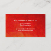 Beruflicher, formatierter Text, Abstrakt Visitenkarte (Rückseite)