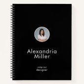 Beruflicher Foto QR-Code Notizblock (Vorderseite)