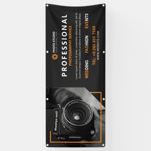 Beruflicher Fotograf Banner (Vertikal)