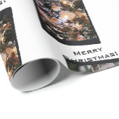 Beruflicher Fotograf Frohe Weihnachten! Geschenkpapier (Rolleneckpunkt)