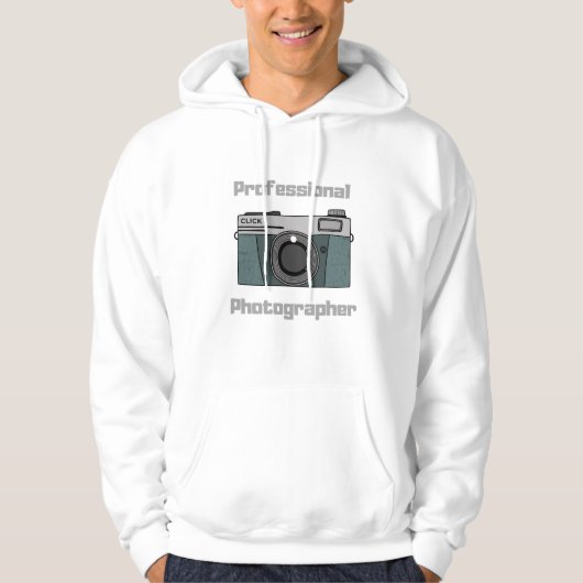 Beruflicher Fotograf Hoodie (Vorderseite)