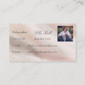 Beruflicher Fotograf Marble - 8 Foto Design Visitenkarte (Rückseite)