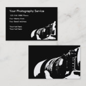 Beruflicher Fotograf modern Visitenkarte (Vorne/Hinten)
