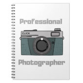 Beruflicher Fotograf Notizblock (Vorderseite)