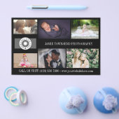 Beruflicher Fotograf-QR mit Schwarzen Logos Flyer (Einzeln)