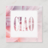 Beruflicher Fotograf Quadratische Visitenkarte (Vorderseite)