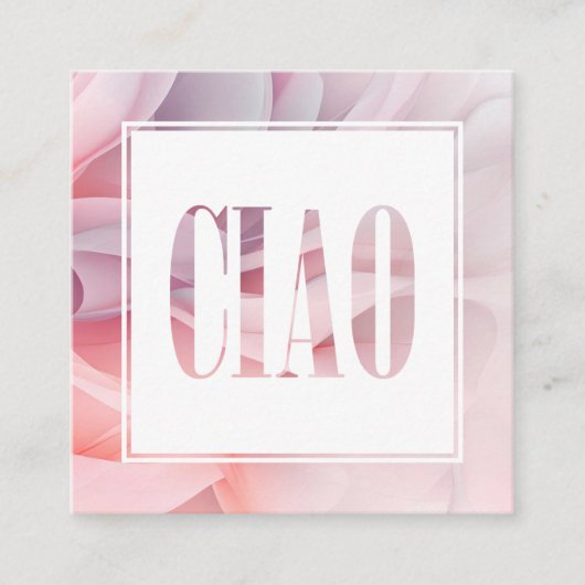 Beruflicher Fotograf Quadratische Visitenkarte (Vorderseite)