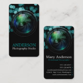 Beruflicher Fotograf-vertikale Geschäfts-Karte 7 Visitenkarte (Vorne/Hinten)