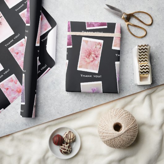 Beruflicher Fotograf Vielen Dank! Geschenkpapier (Kunsthandwerk)