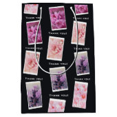 Beruflicher Fotograf Vielen Dank! Mittlere Geschenktüte (Vorderseite)