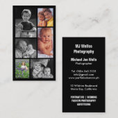 Beruflicher Fotograf Visitenkarte (Vorne/Hinten)