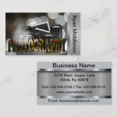 Beruflicher Fotograf Visitenkarte (Vorne/Hinten)