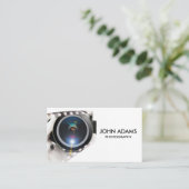 Beruflicher Fotograf Visitenkarte (Stehend Vorderseite)