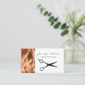 Beruflicher Friseur Salon Beauty Visitenkarte (Stehend Vorderseite)