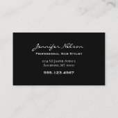 Beruflicher Friseur Salon Beauty Visitenkarte (Rückseite)