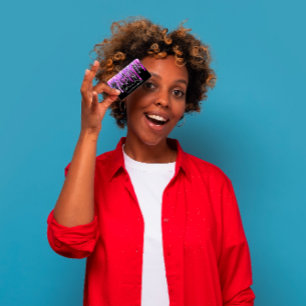 Beruflicher Friseur Schönheitssalon Hot Pink Visitenkarte