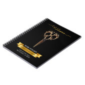 Beruflicher Friseur Schönheitssalon Notizblock (Linke Seite)