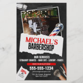 Beruflicher Friseursalon Flyer (Vorne)