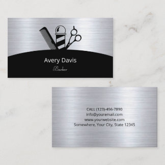 Beruflicher Friseursalon Visitenkarte