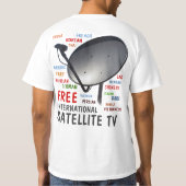 BERUFLICHER FTA-SATELLITENteller-TECHNIKER T-Shirt (Rückseite)