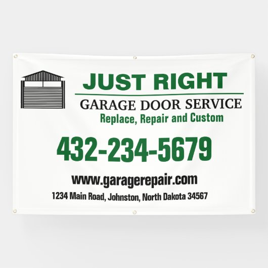 Beruflicher Garagenservice Banner (Horizontal)