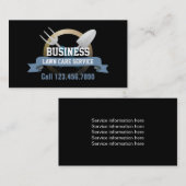 Beruflicher Gartenarbeit-u. Rasen-Service Visitenkarte (Vorne/Hinten)