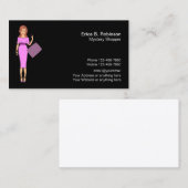 Beruflicher Geheimniskrämerei Visitenkarte (Vorne/Hinten)