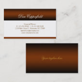 Beruflicher Geschäfts-Karten-Finanzplaner 2 Visitenkarte (Vorne/Hinten)