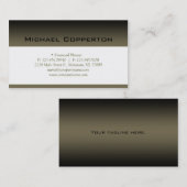 Beruflicher Geschäfts-Karten-Finanzplaner Visitenkarte (Vorne/Hinten)