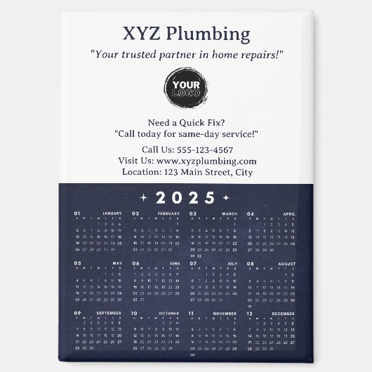 Beruflicher Geschäftskalender Magnet (Vorderseite)