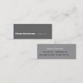 Beruflicher geschliffener kleinster geometrischer  mini visitenkarte (Vorne/Hinten)