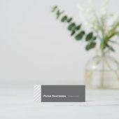 Beruflicher geschliffener kleinster geometrischer mini visitenkarte (Stehend Vorderseite)