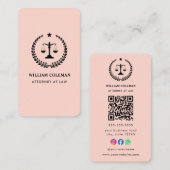 Beruflicher Gesetzesentwurf des Anwalts Visitenkarte (Vorne/Hinten)