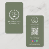 Beruflicher Gesetzesentwurf des Anwalts Visitenkarte (Vorne/Hinten)