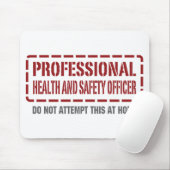 Beruflicher Gesundheits-und Sicherheitsbeamter Mousepad (Mit Mouse)