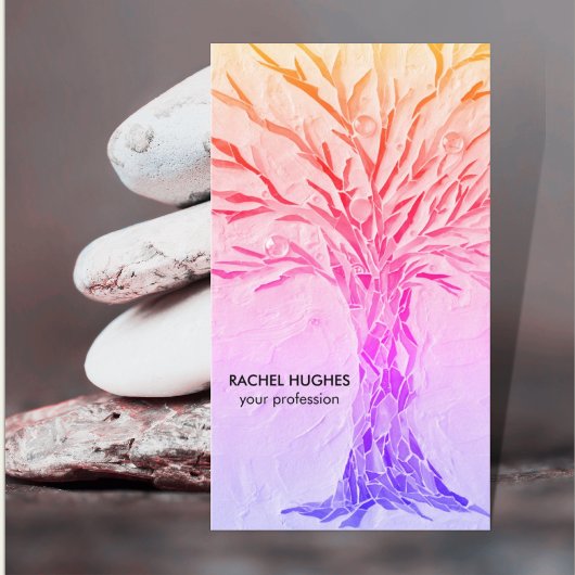 Beruflicher Girly Tree Visitenkarte