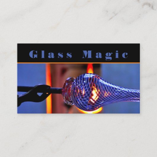 Beruflicher Gläser Visitenkarte (Vorderseite)