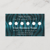 Beruflicher Glitzer Trendy Moderne Kunst, Dichtung Terminkarte (Rückseite)