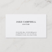 Beruflicher Golddoktor Medicine Symbol Visitenkarte (Rückseite)