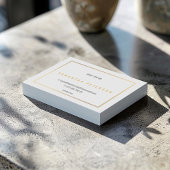 Beruflicher Goldeffektgrenzwert Visitenkarte