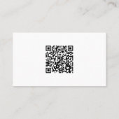 Beruflicher Goldflare-Code für Foto QR Visitenkarte (Rückseite)