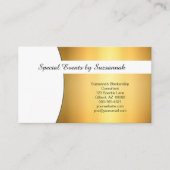 Beruflicher Goldflare-Code Visitenkarte (Vorderseite)