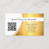 Beruflicher Goldflare-Code Visitenkarte (Vorderseite)