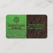 Beruflicher Graslandschaftsdienst Visitenkarte (Vorderseite)
