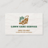 Beruflicher Graslandschaftsdienst Visitenkarte (Vorderseite)